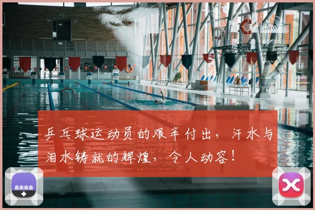 乒乓球运动员的艰辛付出，汗水与泪水铸就的辉煌，令人动容！